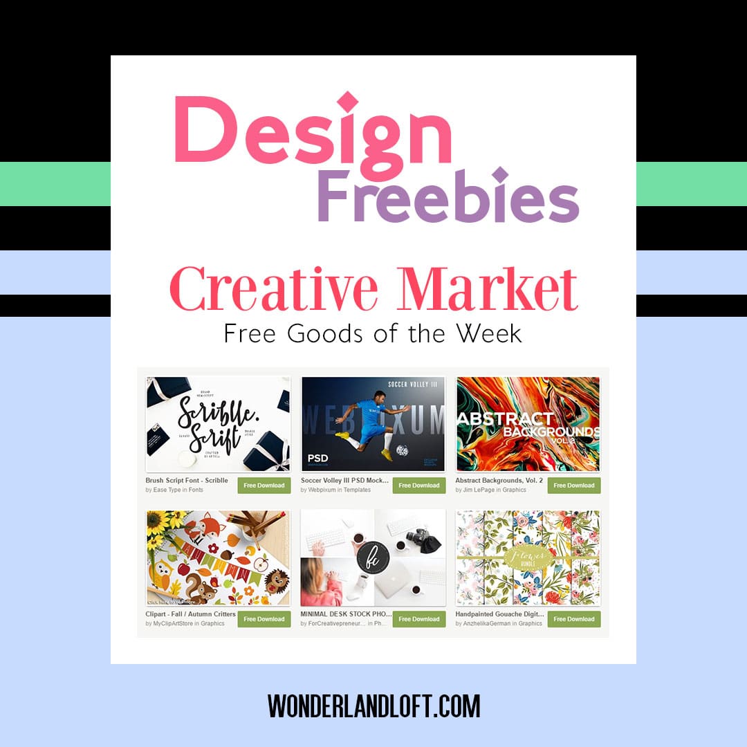 Creative Market Free Goods - September 5th