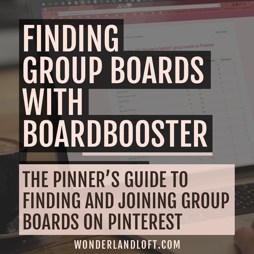 How find and join Pinterest Group Boards with BoardBooster